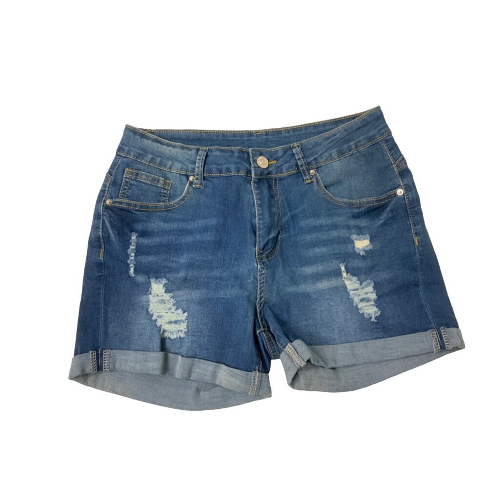 Wax Distressed Shorts